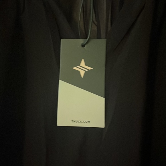 Tuckernuck Black Sheer Smocked Rylie Blouse - Picture 4 of 10